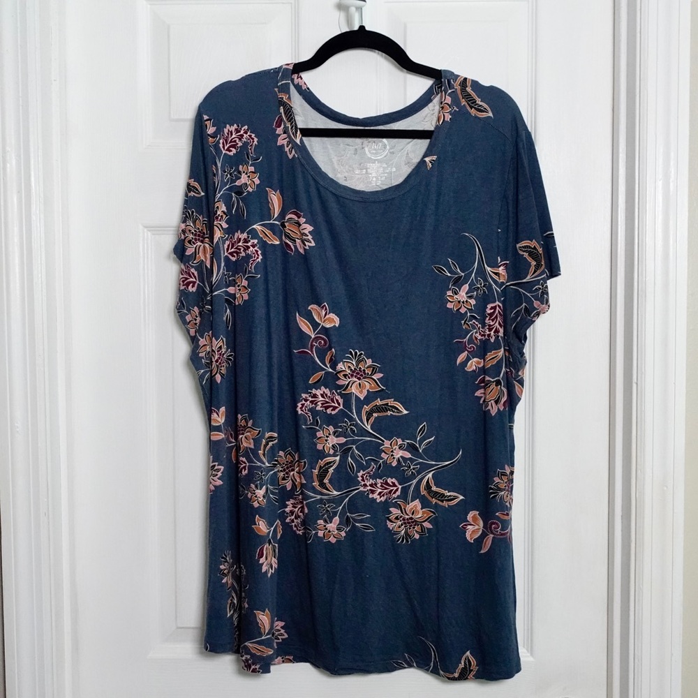 Maurices blue blouse